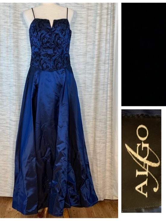 A. Algo Dresses & Skirts - A. Algo Blue Formal Evening Gown